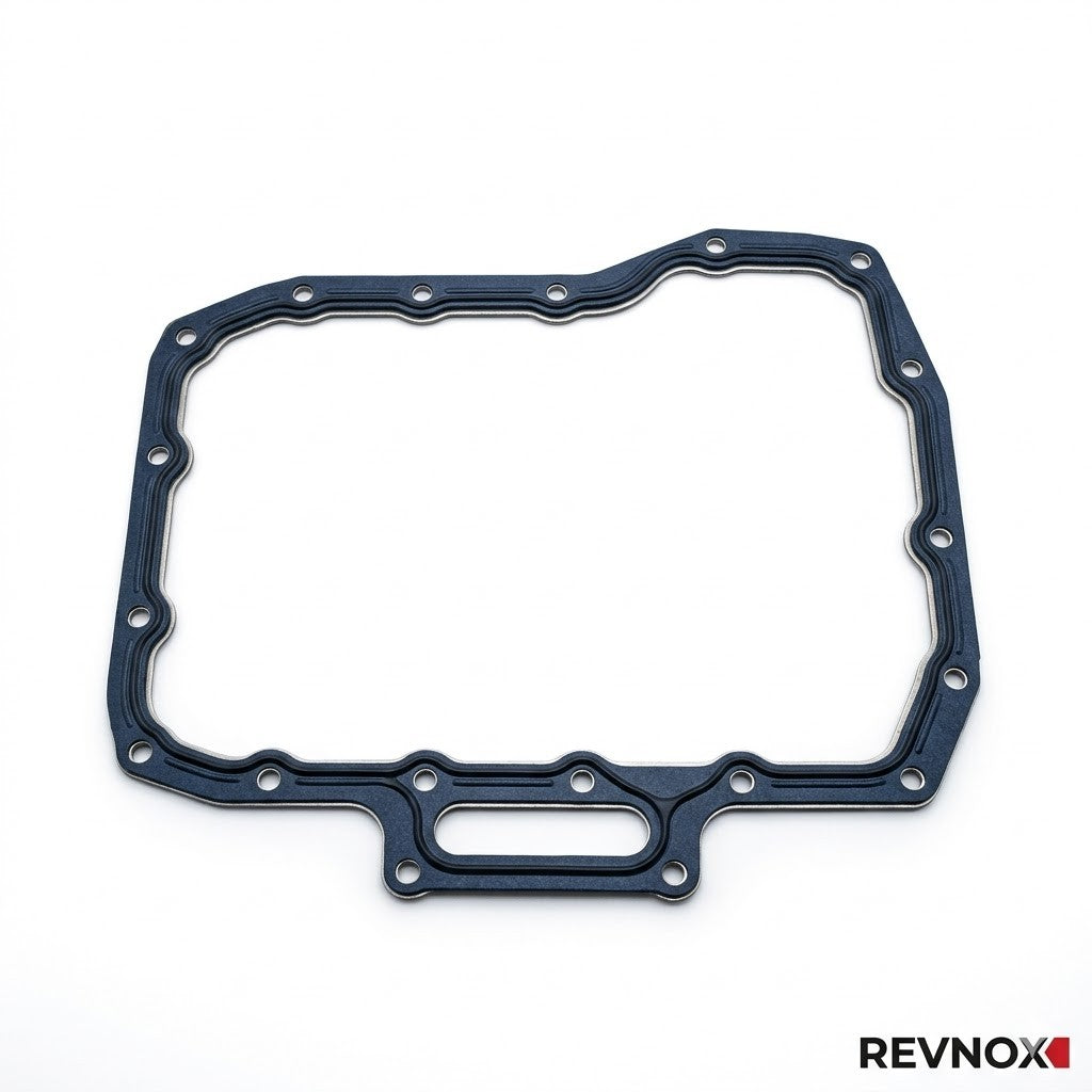 Revnox 2018+ Ford F-150 Mustang Ranger Bronco 10R80 10R60 transmission pan gasket, OEM HL3Z7A191A, studio product photo