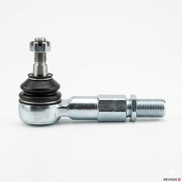 REVNOX front outer tie rod end RIGHT side for 2008-2010 Dodge Ram 1500 (OEM 5154765AA equivalent), zinc-plated steel, white studio background